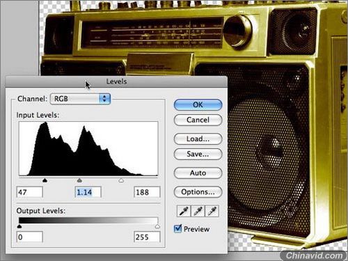 Photoshop教程：超酷的金色风格合成作品