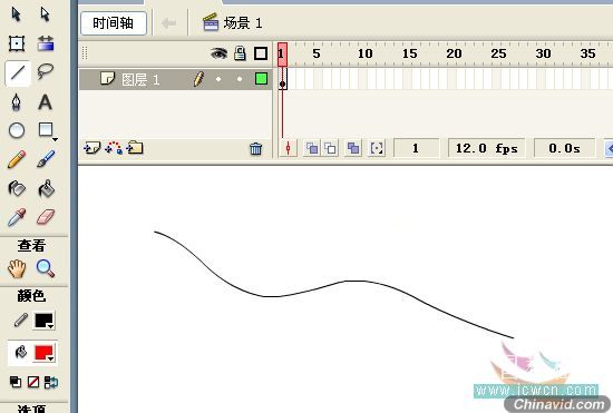 Flash实例教程：卡通MM眨眼睛动画