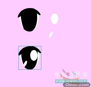 Flash实例教程：卡通MM眨眼睛动画