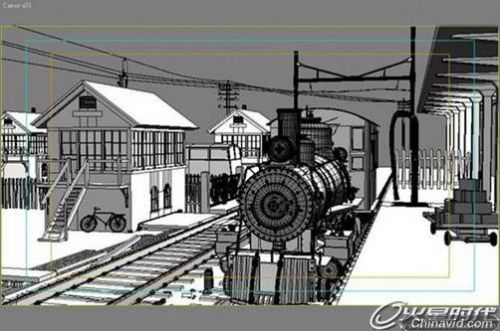 3DsMAX制作火车站场景_动画创作家园整理转载