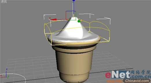 3dmax教程:打造桶装冰激凌