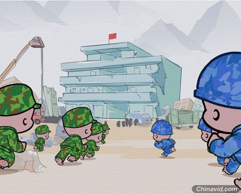 支援汶川！小破孩动画《伸出你的手》赏
