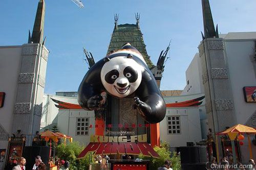 好莱坞中国风盛行《功夫熊猫》盛大首映