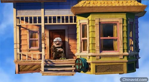 迪士尼明年暑期动画片《Up》预告片赏