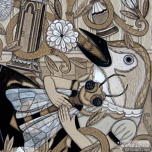 自学成才Evan Benjamin独特插画欣赏