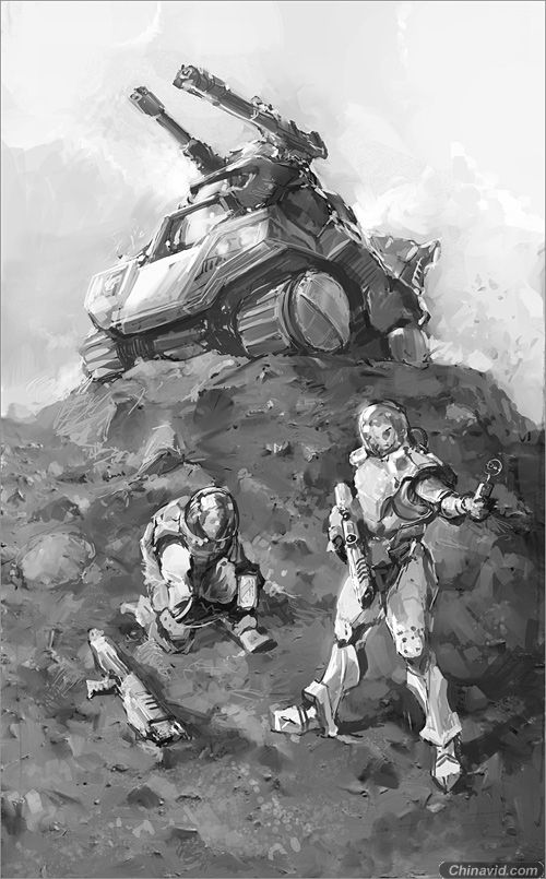 CG 场景 插画 概念设计 韩国 手绘 人物设定 故事版  