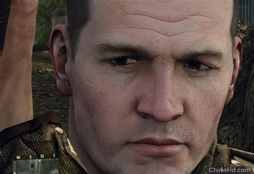 《Crysis Warhead》人物面部细节近看
