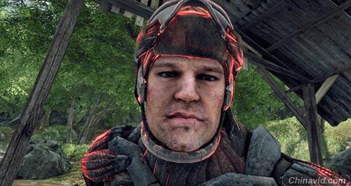 《Crysis Warhead》人物面部细节近看