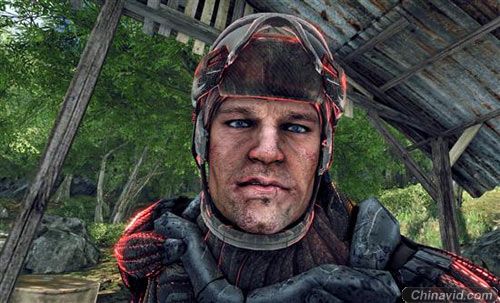 《Crysis Warhead》人物面部细节近看