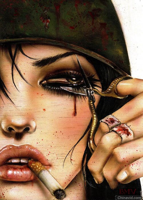 Brian Viveros另类美女插画赏