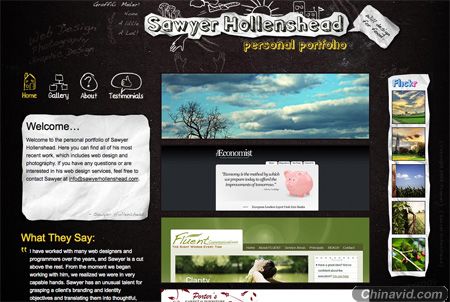 Beautiful Dark CSS Website Designs 17