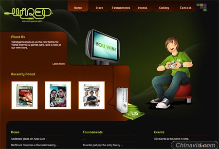 Beautiful Dark CSS Website Designs 29