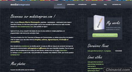 Beautiful Dark CSS Website Designs 39