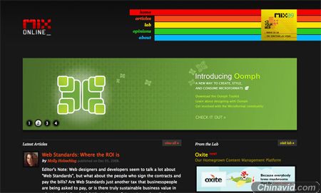 Beautiful Dark CSS Website Designs 04
