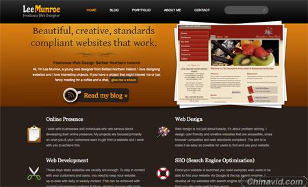 Beautiful Dark CSS Website Designs 08