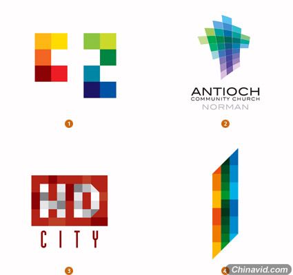 art logotrends pixel Logolounge发布2010年logo设计趋势