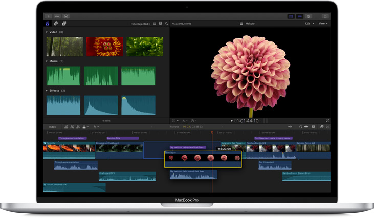 苹果视频剪辑软件 Final Cut Pro X 10.4.7+Motion5.4.4+Compressor4.4.5 三件套