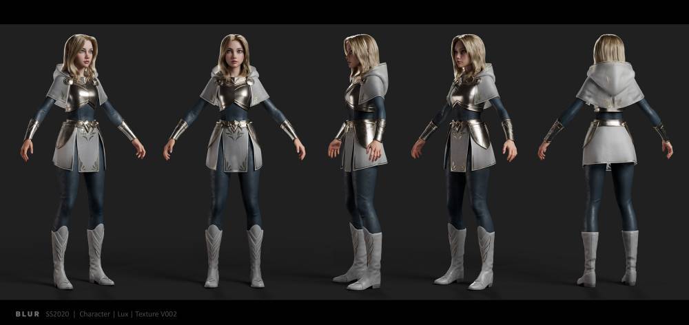 拳头设计师晒《英雄联盟》2020赛季CG动画人物3D模型
