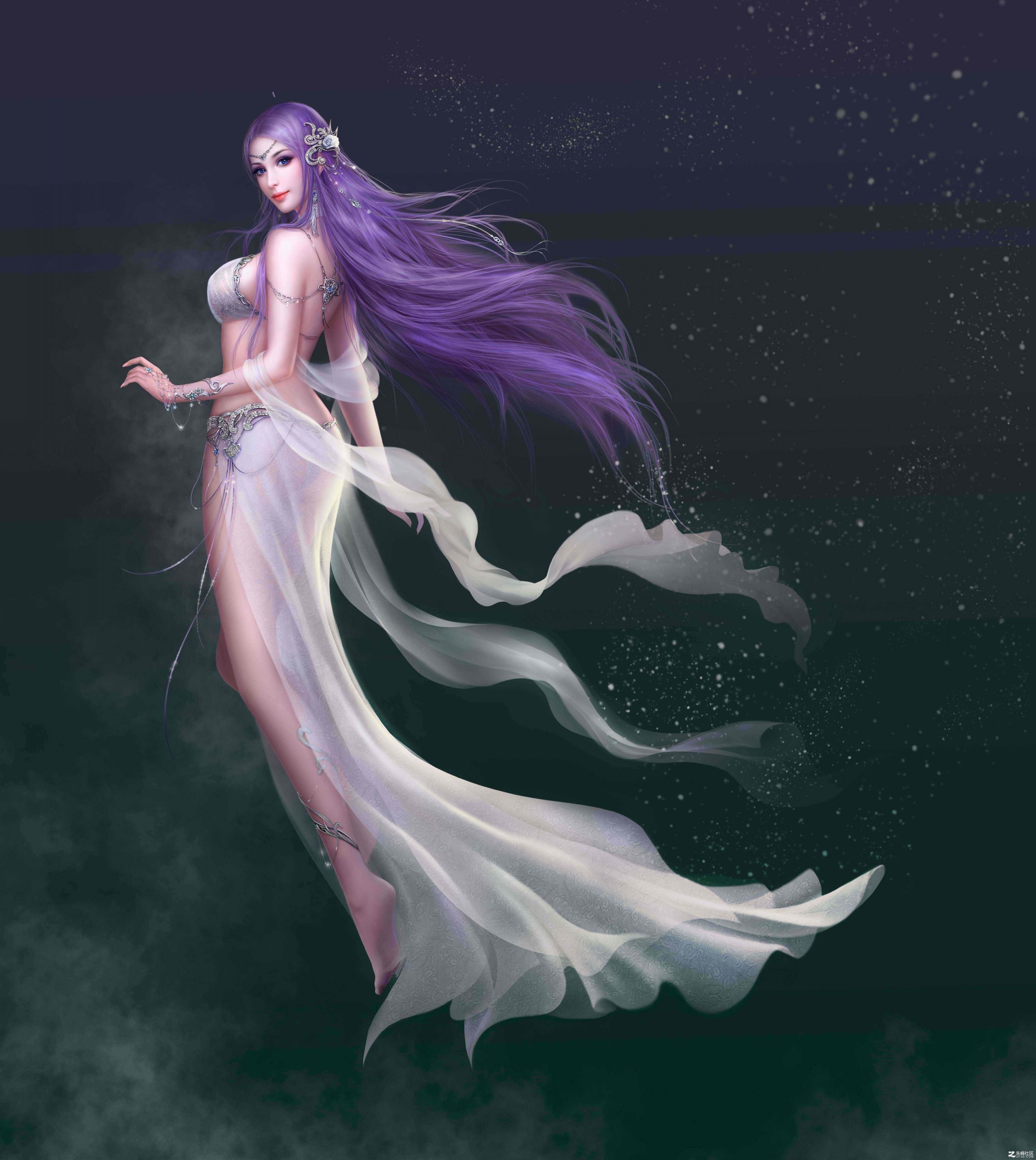 女神联盟游戏CG原画超高清美女设定角色人物