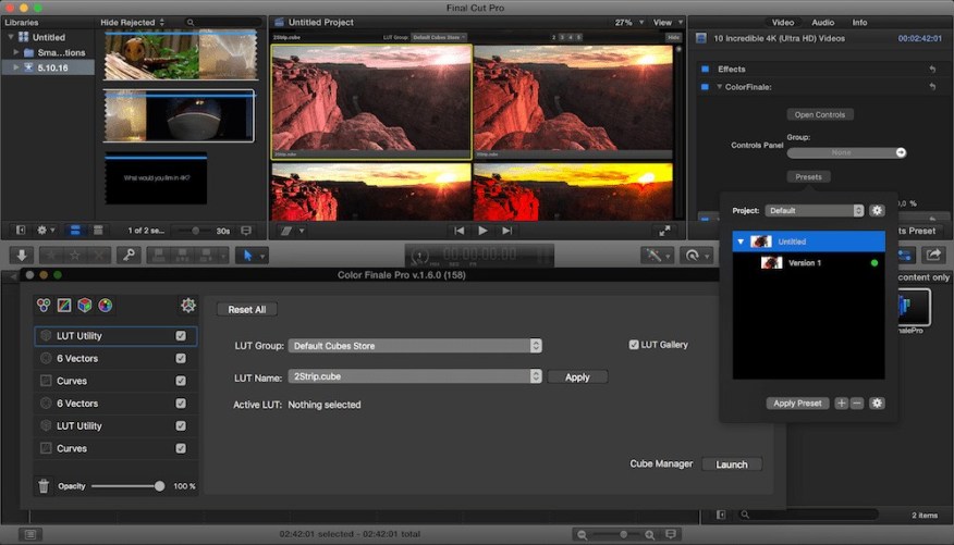 Color Finale for Mac(FCPX颜色渲染插件)v2.5.2最新特别版