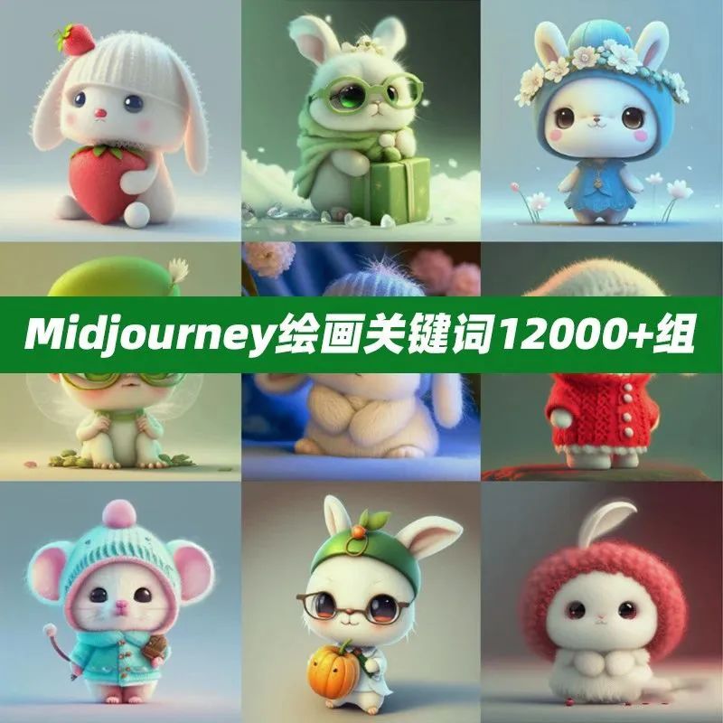 12000+AI Midjourney绘画关键词分享